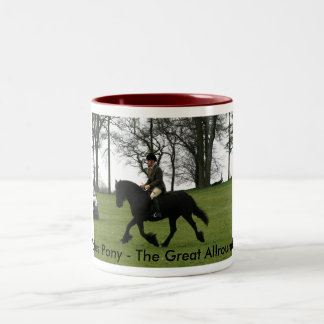 Tal-Pony-Schale Zweifarbige Tasse