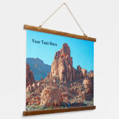 Tal Staat Park Hängebänder Tal Feuer Wandteppich Mit Holzrahmen (Gewinkelt)