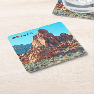 Tal Staat Park Rechteckiger Pappuntersetzer