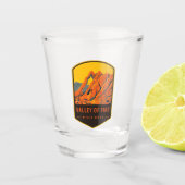 Tal Staat Park Schnapsglas (Vorderseite)