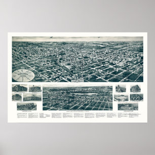 Tal-Strom, NY panoramische Karte - 1924 Poster