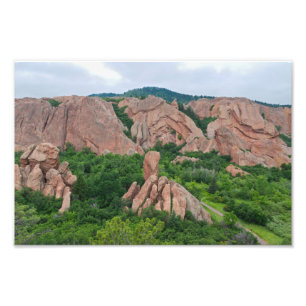 Tal- und Felsformationen in Roxborough Fotodruck