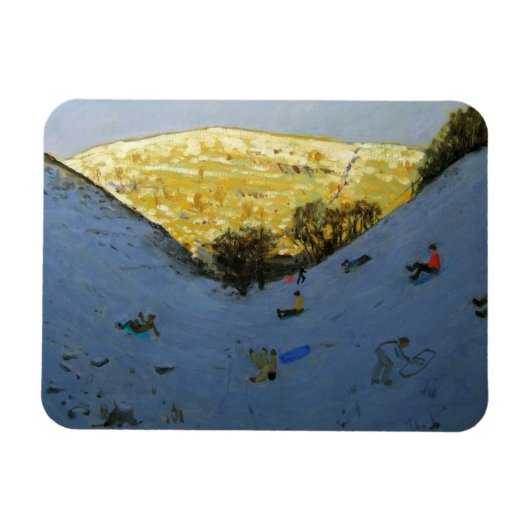 Tal und sonnenbeleuchteter Hang Lathkill Dale Magnet (Horizontal)