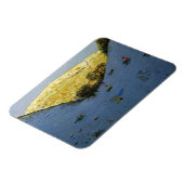 Tal und sonnenbeleuchteter Hang Lathkill Dale Magnet (Linke Seite)