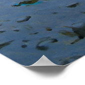 Tal und sonnenbeleuchteter Hang Lathkill Dale Poster (Ecke)
