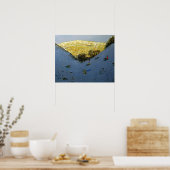 Tal und sonnenbeleuchteter Hang Lathkill Dale Poster (Küche)