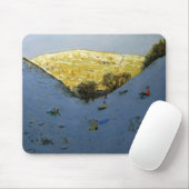Tal und sunlit Abhang Lathkill Tal Mousepad (Mit Mouse)