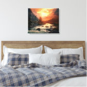 Tal von Baca Canvas Print Leinwanddruck (Insitu (Schlafzimmer))