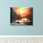 Tal von Baca Canvas Print Leinwanddruck (Insitu (Holzboden))