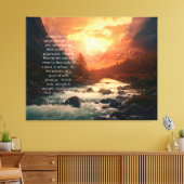 Tal von Baca Canvas Print Leinwanddruck (Insitu (Wohnzimmer))