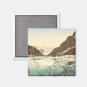 Tal von Chamonix - Mer de Glace Magnet (Vorderseite/Rückseite)