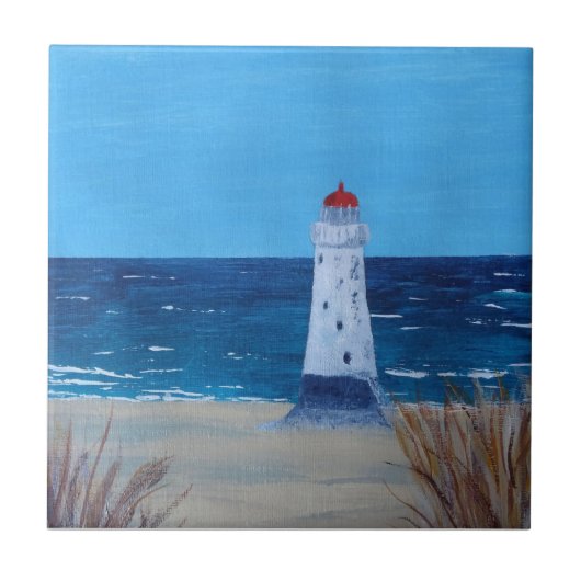 Talacre Lighthouse Fliese (Vorderseite)