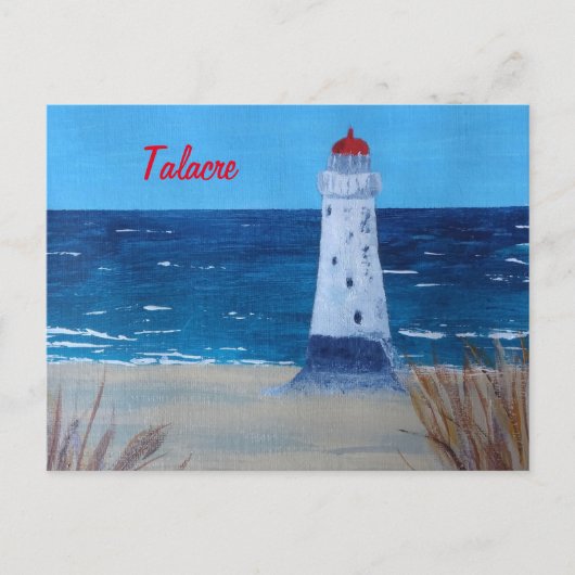 Talacre Lighthouse Wales Postkarte (Vorderseite)