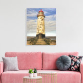 Talacre The Point of Ayr Lighthouse Leinwand (Insitu (Wohnzimmer))