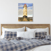 Talacre The Point of Ayr Lighthouse Leinwand (Insitu (Schlafzimmer))