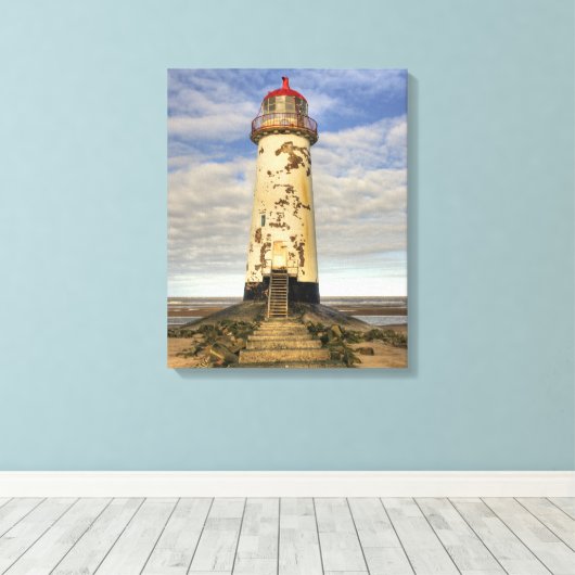 Talacre The Point of Ayr Lighthouse Leinwand (Insitu (Holzboden))