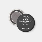 Talafreako quote funny magnet (Vorderseite/Rückseite)
