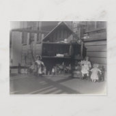Talala Dollhouse mit Puppen Postkarte (Vorderseite)