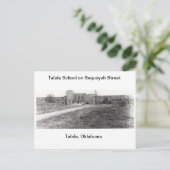 Talala School on Sequoyah Street Postcard Postkarte (Stehend Vorderseite)