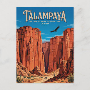 Talampaya-Canyon Postkarte