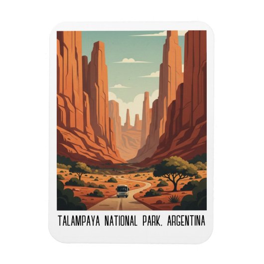 Talampaya National Park Argentina Travel Magnet (Vertikal)