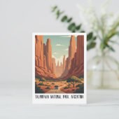 Talampaya National Park Argentina Travel Postkarte (Stehend Vorderseite)