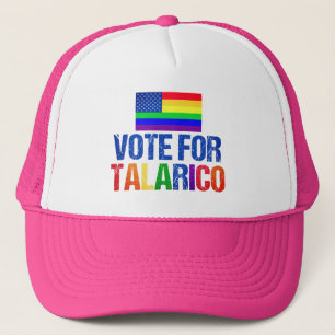 Talarico Regenbogen-Amerikanische Flagge 2026 Wahl Truckerkappe