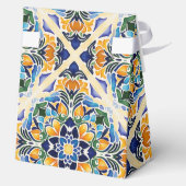 Talavera azulejo blaue Kachel Vintag mexikanische  Geschenkschachtel (Rückseite)