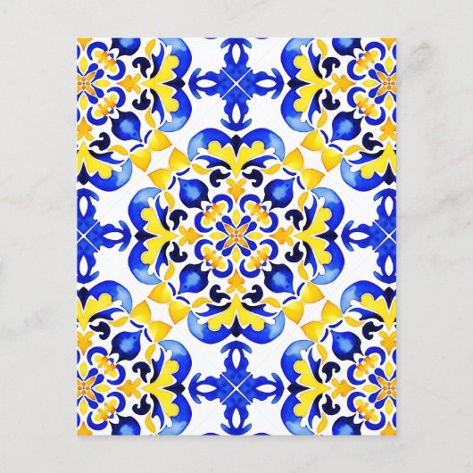 Talavera azulejo blauen Fliesen Brautparty laden (Rückseite)