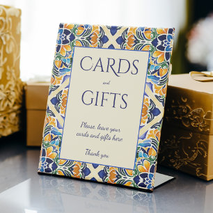 Talavera azulejo Vintage Fliesen Tisch Sockelschild