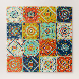 Talavera, Azulejos, türkische Mosaiktapete. Puzzle