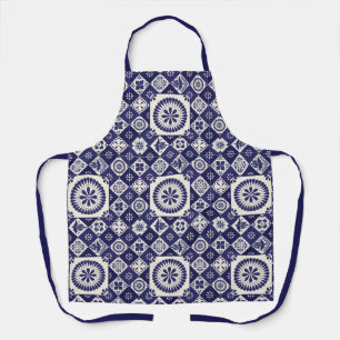 Talavera-Blaufliese Schürze