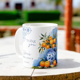 Talavera blue citrus Brautparty bevorzugt Preise Kaffeetasse