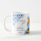 Talavera blue citrus Brautparty bevorzugt Preise Kaffeetasse (Links)