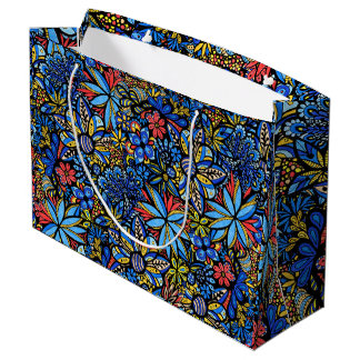 Talavera Bouquet Pattern Geschenktasche Große Geschenktüte