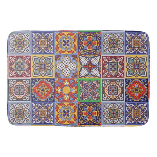 Talavera Design-1-Badermatte Badematte (Vorderseite)