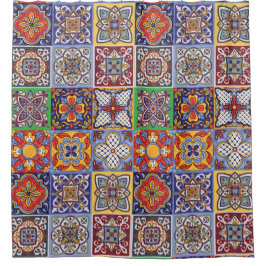 Talavera Design-1 Duschvorhang