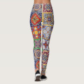 Talavera Design-1-Leggings Leggings (Rückseite)