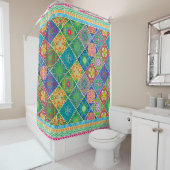 Talavera Design-2 Duschvorhang (Beispiel)