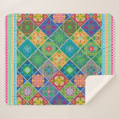 Talavera Design-2 Sherpa Blanket Sherpadecke (Vorderseite (Horizontal))