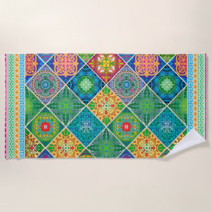 Talavera Design-2 Yoga Mat Strandtuch