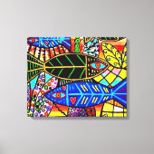 Talavera Fisch in Liebe Leinwand (Vorderseite)