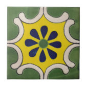 Talavera-Fliese im Grün u. im Gelb Fliese (Vorderseite)