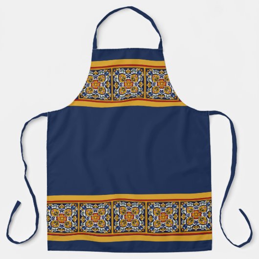 Talavera-Fliesen-Blumenmitte Schürze (Vorderseite)