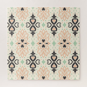 Talavera-Fliesen, mediterranes Ornament-Design. Puzzle