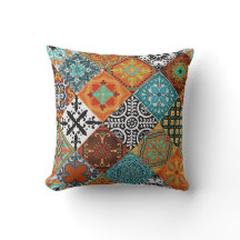Talavera Fliesen Türkis Türkis Orange Schwarz Weiß