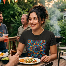 Talavera-Fliesenstil zum Monat des hispanischen Er T-Shirt