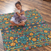 Talavera Garden Fleecedecke