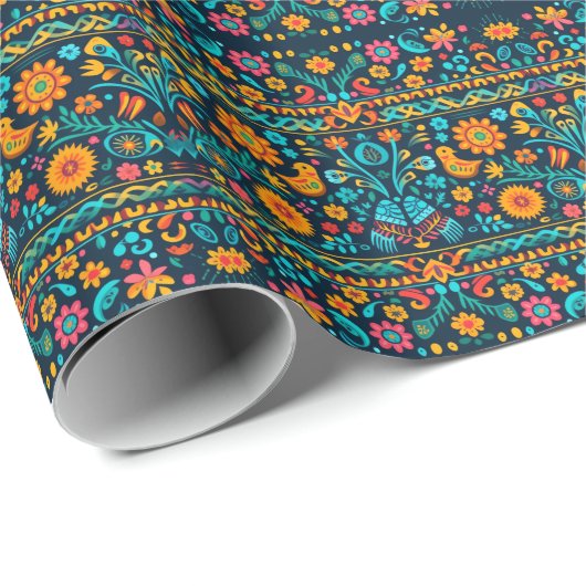 Talavera-Garten Geschenkpapier (Rolleneckpunkt)
