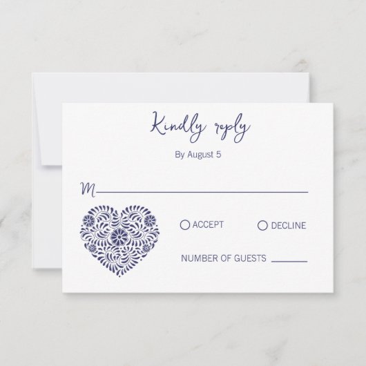 Talavera Herz Flat Card (Vorderseite)